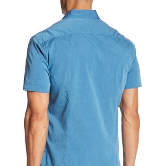 John Varvatos Short Sleeve Slim Fit Shirt - Picture 2 of 6